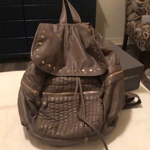 Backpack beige purse